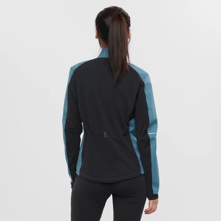 Turquoise Salomon Agile Women's Shell Jackets | IE YP0974